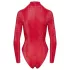 Cottelli - bodysuit - käärmeennahkakuvioitu - punainen