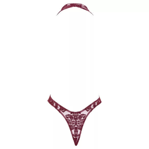 Noir Kink Royal - läpinäkyvä body - punainen - M