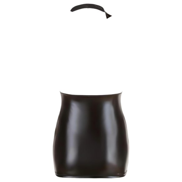 Cottelli - naisten seksikäs nykahihnallinen mekko - musta - XL