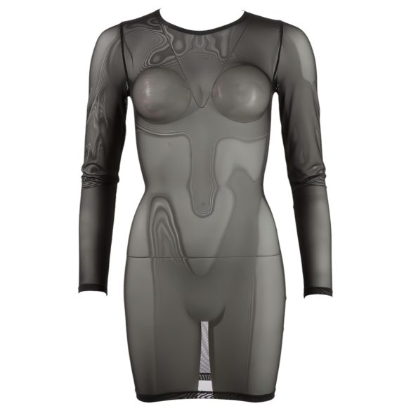 Cottelli - läpinäkyvä mekko - musta