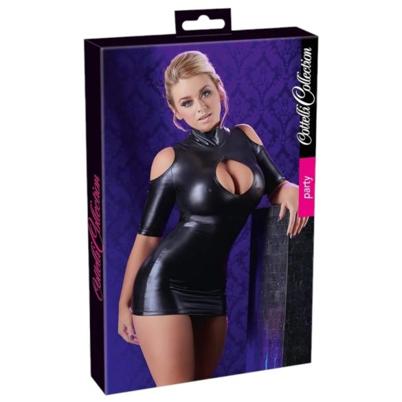 Cottelli - olkaimeton bilemekko - musta