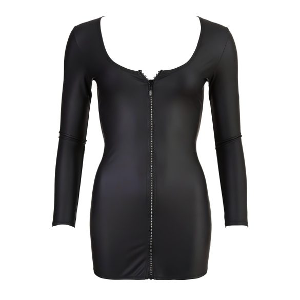 Cottelli - juhlapuku strassi vetoketjulla - musta - XL