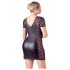 Cottelli Plus Size - Rusetti & Pitsi Mekko (Musta) - 2XL
