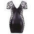 Cottelli Plus Size - Rusetti & Pitsi Mekko (Musta) - 2XL