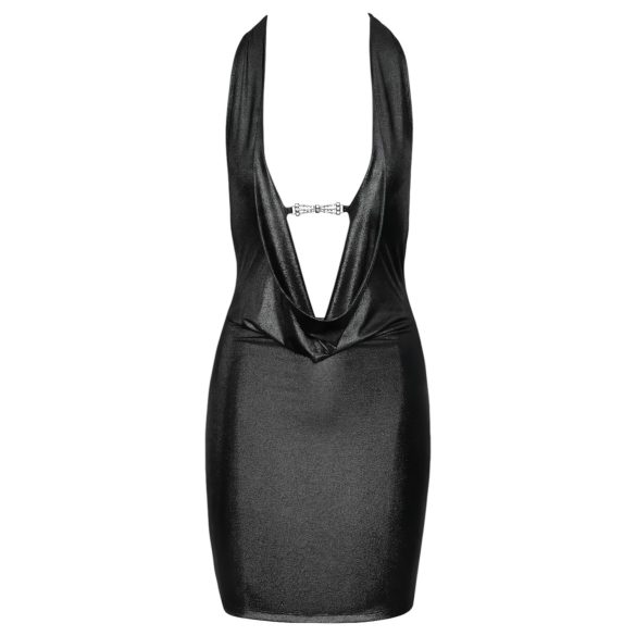 Cottelli Party - halterneck minimekko - hopea - L