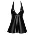 Noir - käärmeennus minimekko (musta) - XL