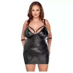 Cottelli Plus Size - mekko rannekahleilla - musta