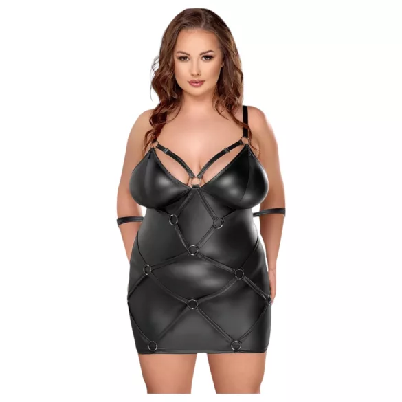 Cottelli Plus Size - mekko rannekahleilla - musta