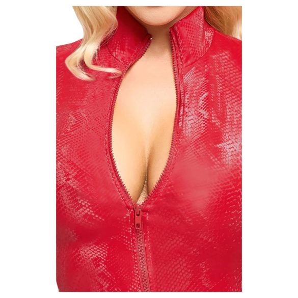 Cottelli - minimekko - käärmekuvio - punainen - L