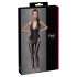Cottelli Party - Kaulapantainen pitsibody (musta) - XL