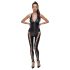Cottelli Party - Kaulapantainen pitsibody (musta) - XL