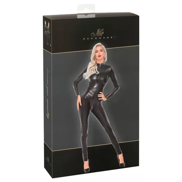 Noir - pitkä catsuit - käärmekuvio - musta - L