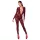 Noir Kink Royal - läpinäkyvä catsuit - punainen - M