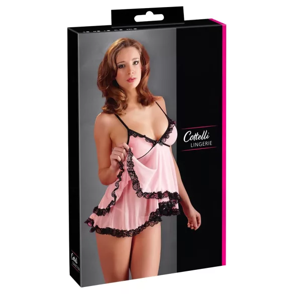 Cottelli - babydoll - röyhelöt - seksikäs pitsi - XXL