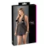 Cottelli Plus Size - babydoll pitsinen - musta - iso koko - 4XL