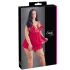 Cottelli Plus Size - babydoll pitsillä - punainen - iso koko - 2XL