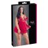 Cottelli Plus Size - pitsinen babydoll, punainen - 3XL