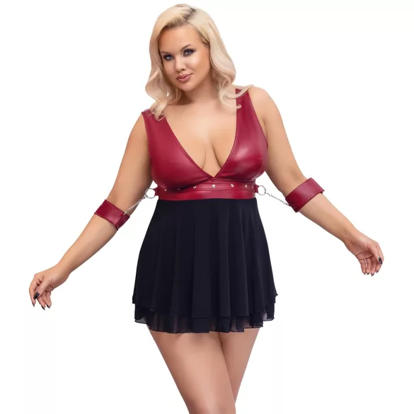 Cottelli Bondage Plus Size - babydoll (punainen)
