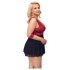 Cottelli Bondage Plus Size - babydoll (punainen)