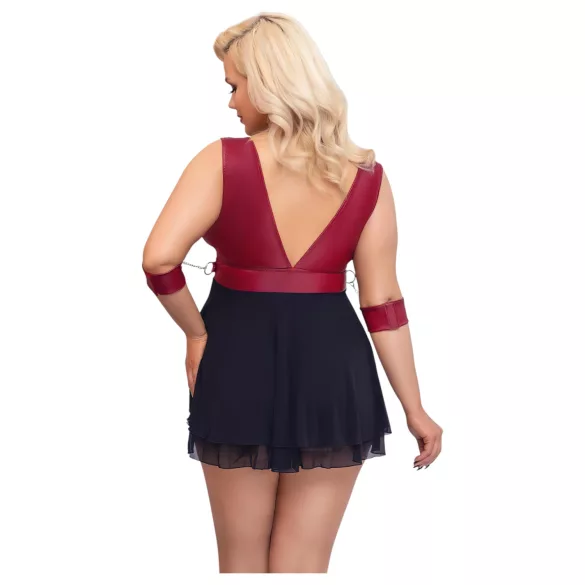 Cottelli Bondage Plus Size - babydoll (punainen)