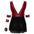 Cottelli Bondage Plus Size - babydoll (punainen) - 3XL