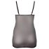 Cottelli Plus Size - Pitsinen läpinäkyvä yöasu (musta) - 2XL