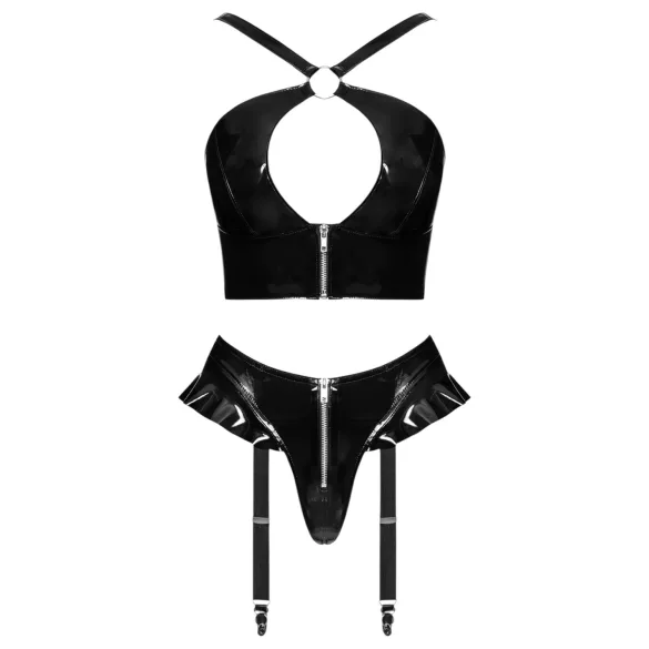 Black Level - harness setti - keinonahka - musta - M
