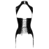 Black Level - avoin babydoll sukkanauhalla - musta - XL