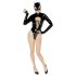 Black Velvet - Batwoman pitkähihainen body (musta)
