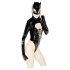 Black Velvet - Batwoman pitkähihainen body (musta)