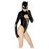 Black Velvet - Batwoman pitkähihainen body (musta)