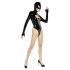 Black Velvet - Batwoman pitkähihainen body (musta)
