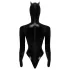 Black Velvets - pitkähihainen Batwoman-body - musta - M