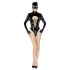 Black Velvets - pitkähihainen Batwoman-body - musta - L