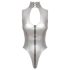 Black Level - hopeanvärinen halterneck-body - M