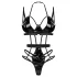 Obsessive - pitsibody olkaimilla - musta