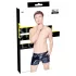 Black Level - miesten lakka shortsit - sivutaskut - musta - M