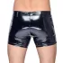 Black Level - miesten lakka shortsit - sivutaskut - musta - XL