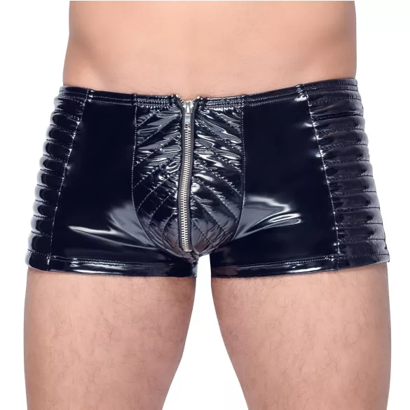Black Level - miesten shortsit vetoketjulla - musta