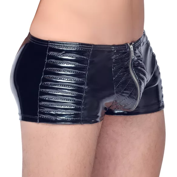 Black Level - miesten shortsit vetoketjulla - musta