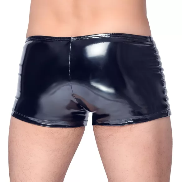 Black Level - miesten shortsit vetoketjulla - musta