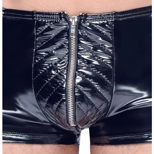 Black Level - miesten shortsit vetoketjulla - musta