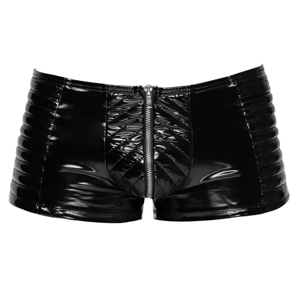 Black Level - miesten shortsit vetoketjulla - musta