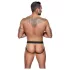 Black Level - miesten jockstrap vetoketjulla - musta