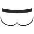Black Level - miesten jockstrap vetoketjulla - musta