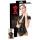 LATEX - naisten lyhythihainen lateksipaita vetoketjulla - musta - 2XL