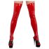 LATEX - naisten punaiset sukkahousut - L/XL