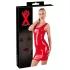 Latex - hihaton minimekko - lateksi - punainen - M