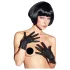 LATEX - lyhyt unisex käsineet - musta