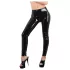 LATEX - leggingsit vetoketjulla - musta - L